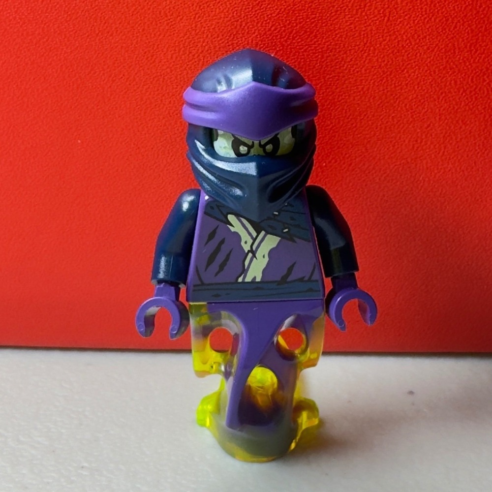 LEGO Ninjago Jay Minifigure njo644 Spinjitzu Burst Purple Lightning Ninja Figure - Picture 2 of 4